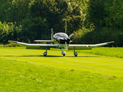 G-DORO touches down at Abergavenny